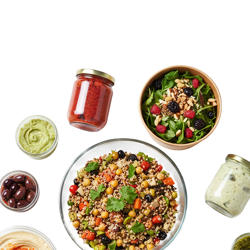 Šaláty a nátierky