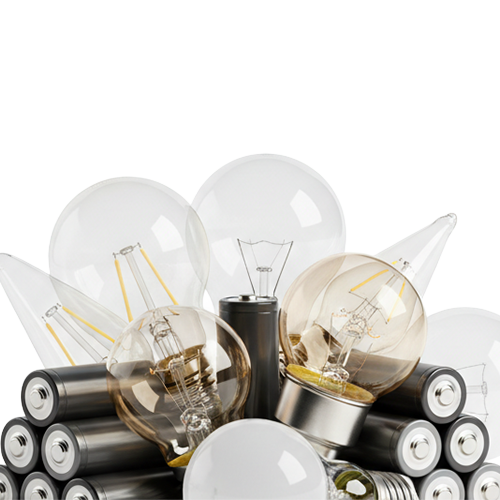 Žiarovky a batérie