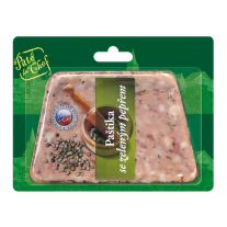 Pāté du Chef paštéta hrubá ardénská so zeleným korením 125 g