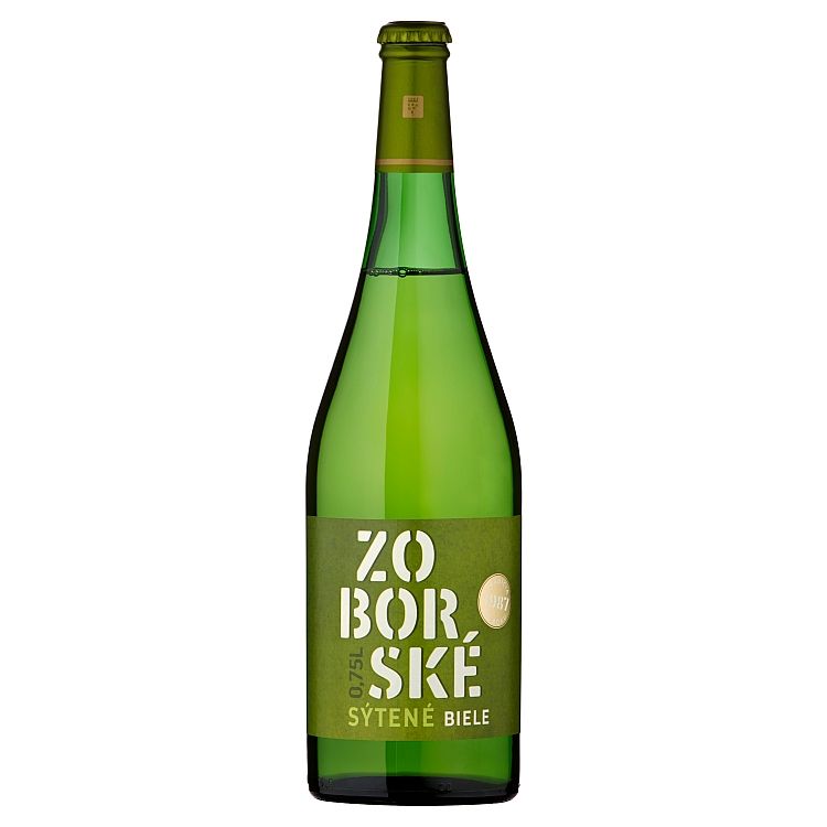 Víno Nitra Zoborské sýtené víno suché biele 0,75 l