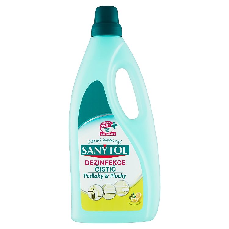 SANYTOL na Podlahy a Plochy - Citrón 1 l