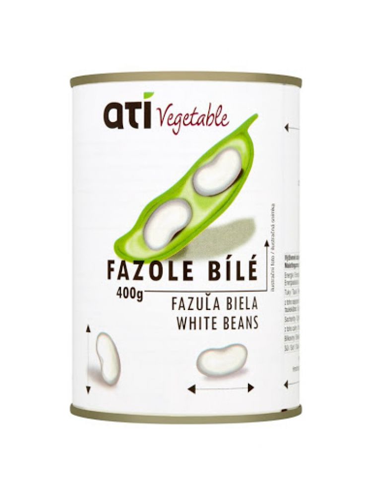 ATI Vegetable Fazuľa biela 400g