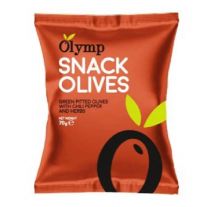 Olymp Zelené olivy chilli-bylinky 70g