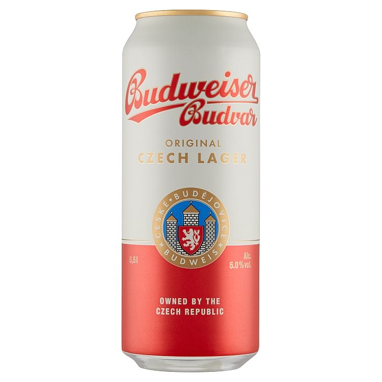 Budvar svetlý ležiak pivo 12% 500 ml