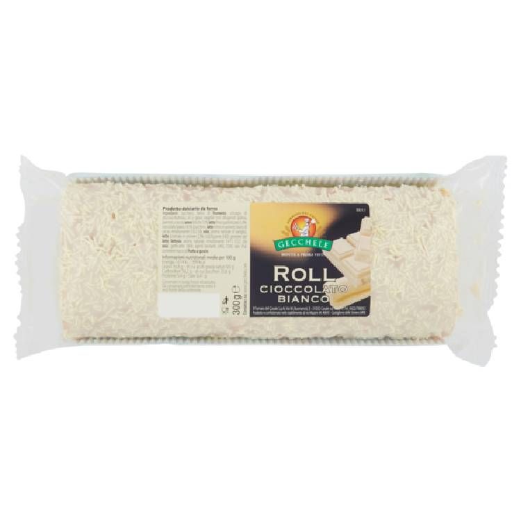 Gecchele Talianska roláda Biela čokoláda 300g