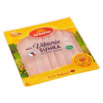 Krásno Viktoria šunka najvyššej kvality krájaná 92% obsah masa 100 g