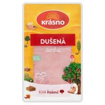 Krásno Dusená šunka hranatá krájaná 100 g
