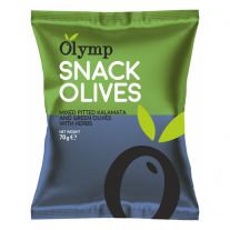 Olymp Mix Kalamata tmavé a zelené olivy bylinky 70g