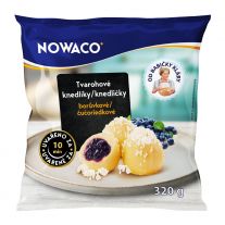 Nowaco tvarohové knedle jahodové 320g