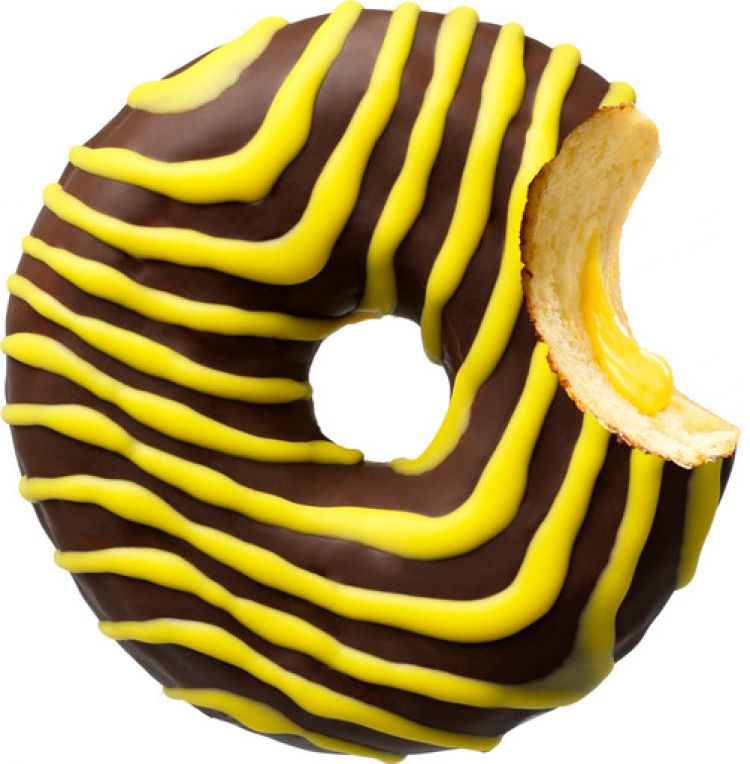 Donut PREMIUM plnený s vanilkou príchuťou 71g