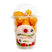 Paradajky cherry datľové oranžové 250 g l.