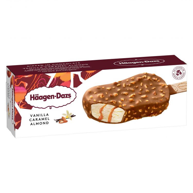 Häagen-Dazs Nanuk vanilka karamel mandle 80ml