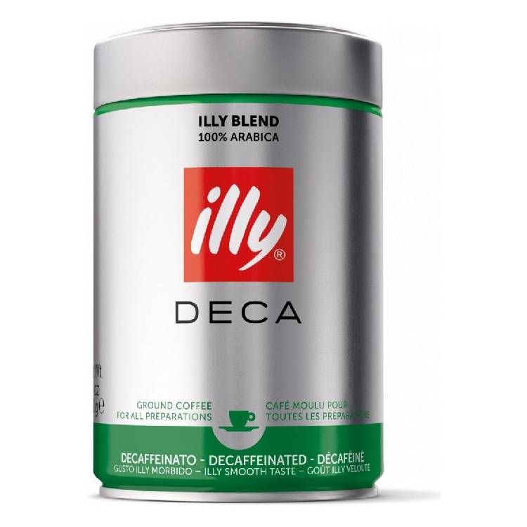 Illy bez kofeinu mletá káva dóza 250 g