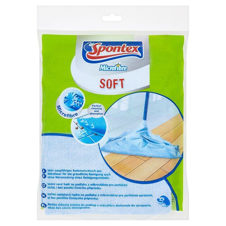 Spontex Soft handra na podlahu z mikrovlákna 50x60 cm