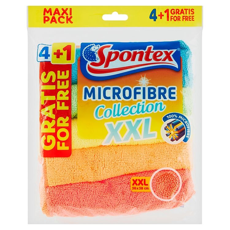 Spontex utierka z mikrovlákna XXL 4+1