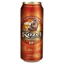 Velkopopovický Kozel 12 pivo ležiak nefiltrovaný svetlý 500 ml