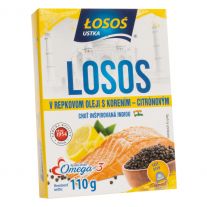Losos v oleji s citrónovým korením 110 g