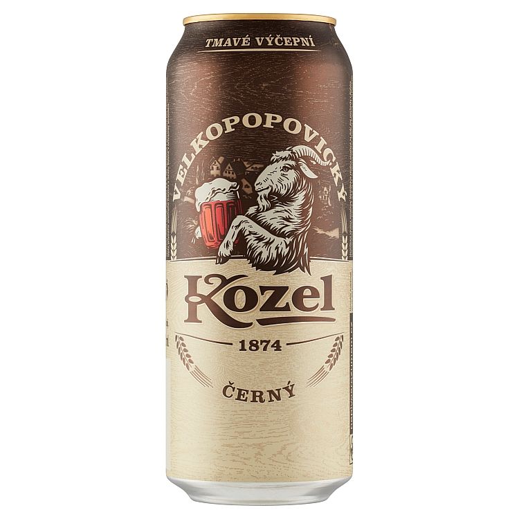 Velkopopovický Kozel Čierny pivo konzumné tmavé 500 ml - eDELIA.sk