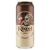 Velkopopovický Kozel Čierny pivo konzumné tmavé 500 ml