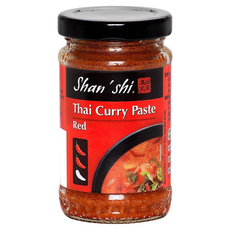 Shan'shi Thai karí červená štipľavá pasta s čili 115 g