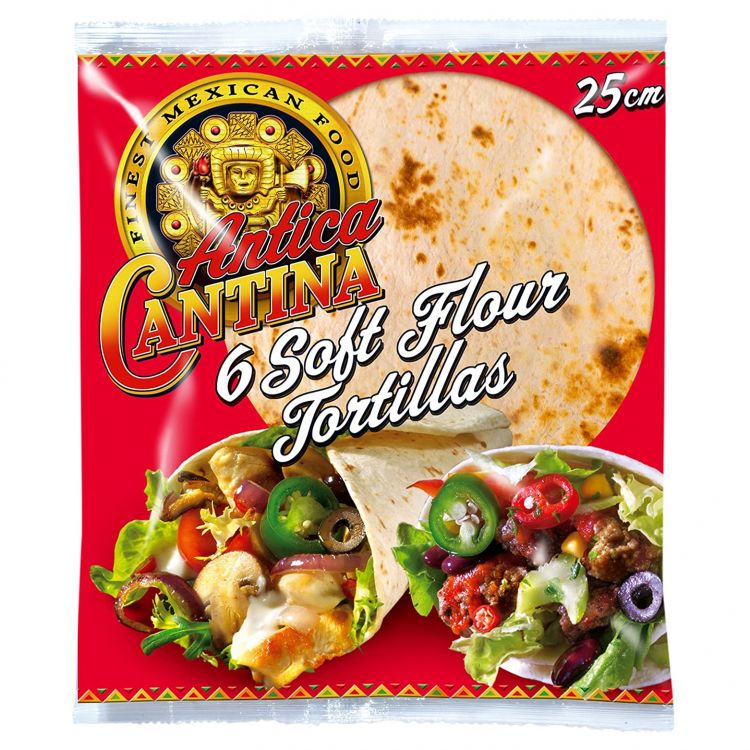 Antica Cantina Flour Tortillas Soft (6ks) 370 g