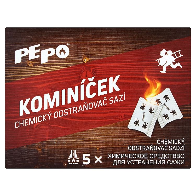 PE-PO kominíček na odstraňovanie sadzí z dymovodov a komínov 5 ks