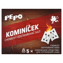 PE-PO kominíček na odstraňovanie sadzí z dymovodov a komínov 5 ks