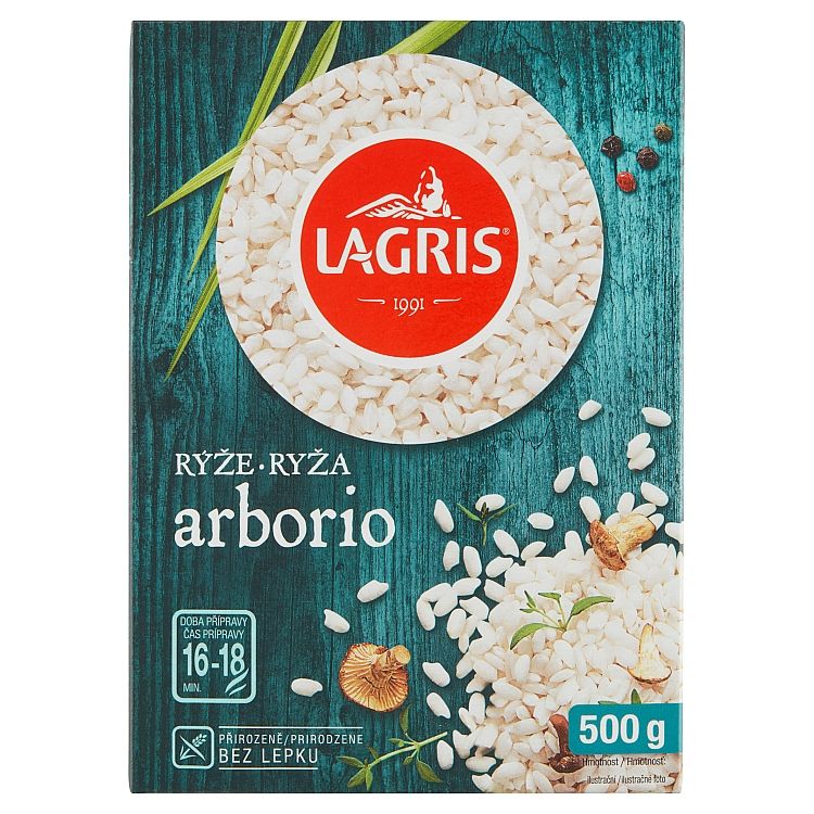 Lagris Ryža arborio strednozrnná lúpaná 500 g