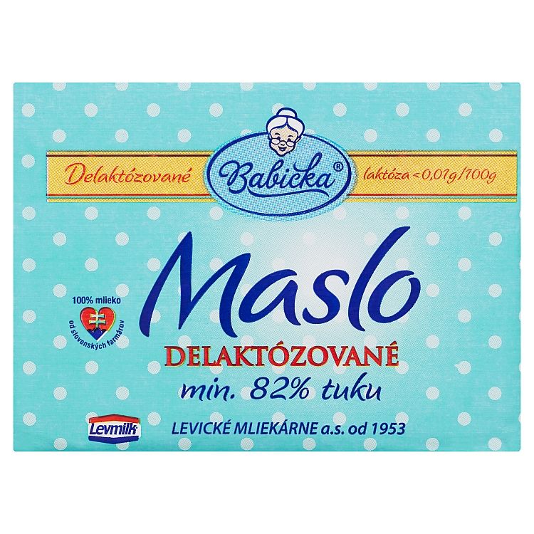 Levmilk Babička Maslo Delaktózované 250 g