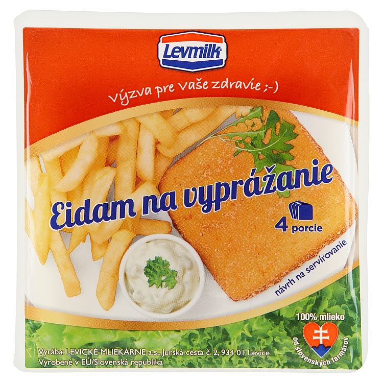 LEVMILK  Eidam na vyprážanie 275 g