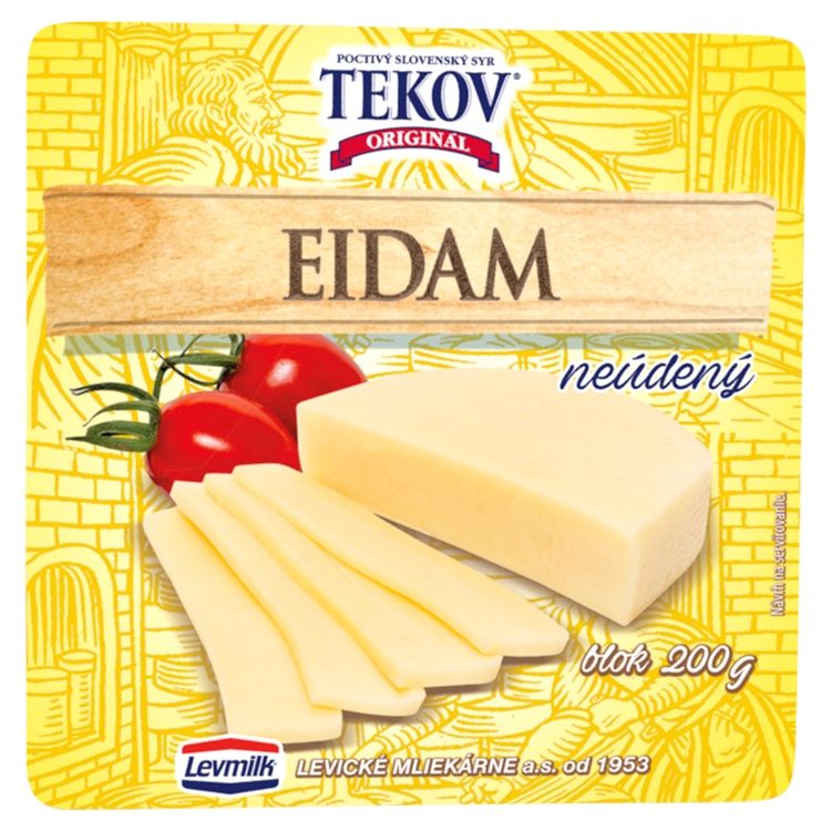 TEKOVSKÝ EIDAM neúdený blok 200 g