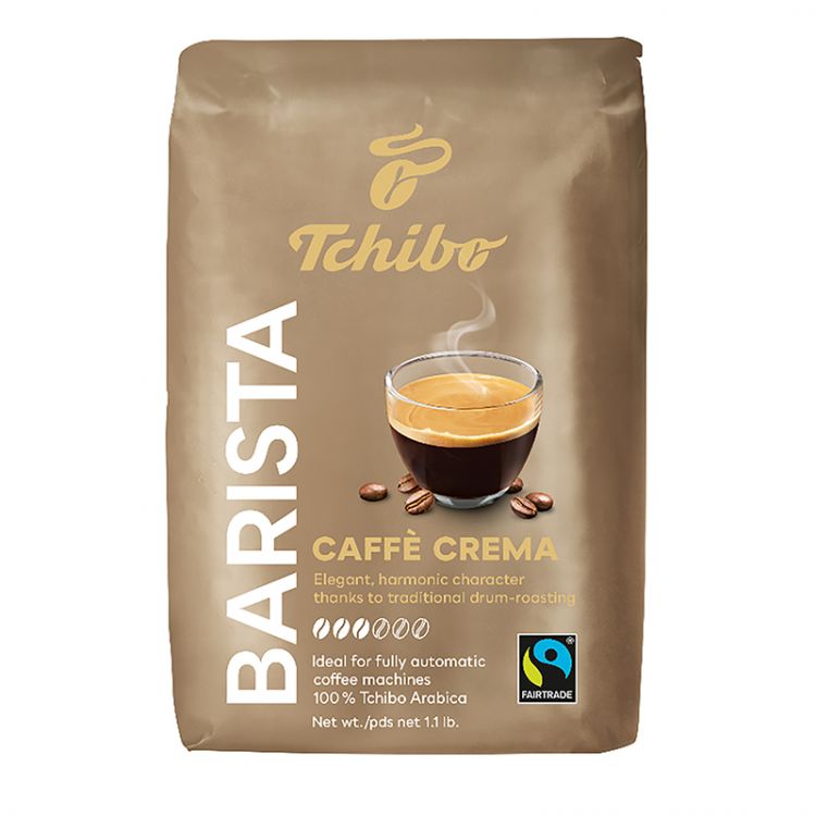 Tchibo Barista Caffè Crema pražená zrnková káva 500 g