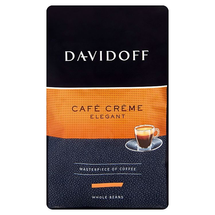 Davidoff Café Crème Elegant pražená zrnková káva 500 g