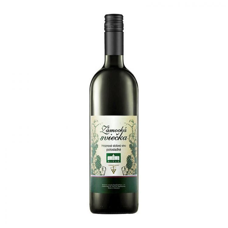 Château Topoľčianky Table collection Zámocká sviečka biela polosladké 1,0 l