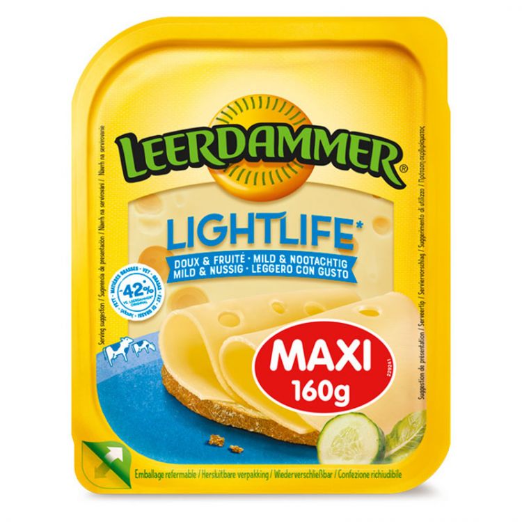 Leerdammer Lightlife Maxi plátky 160 g