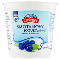 Zvolenský Smotanový jogurt Čučoriedka 320 g