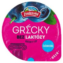 Zvolenský Grécky jogurt čučoriedkový bez laktózy 125 g