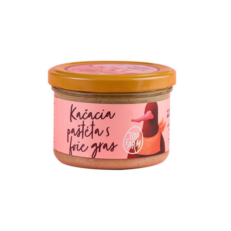 Top farm Kačacia paštéta s Foie Gras 150g