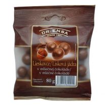 DR.ENSA Lieskovce v mliečnej čokoláde 80g