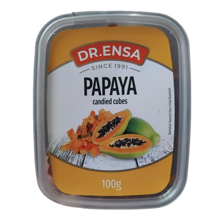 DR.ENSA Kandizované ovocie papaja  100g