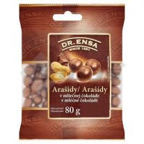 DR.ENSA Arašidy v mliečnej čokoláde 80g