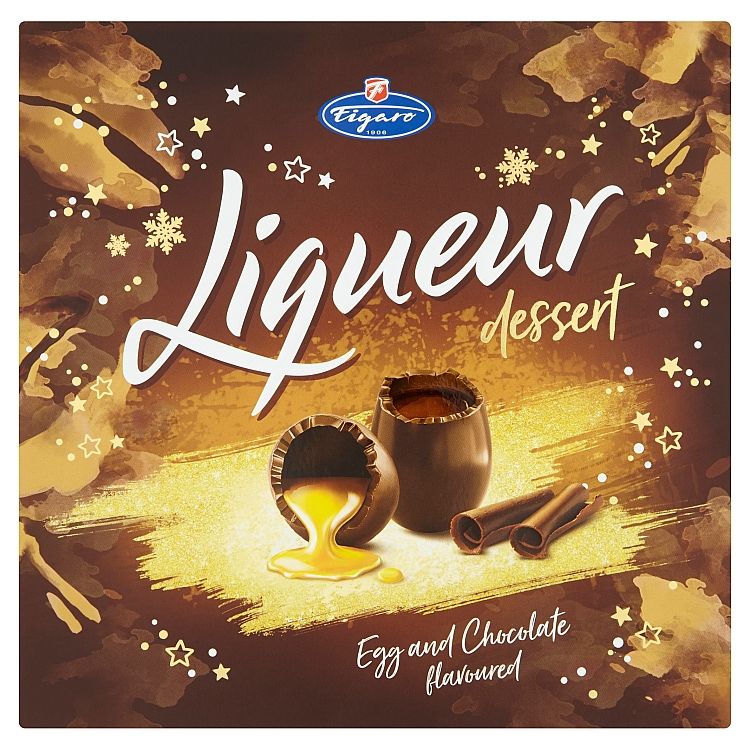 Figaro Šišky plnené vaječným a čokoládovým likérom 220 g