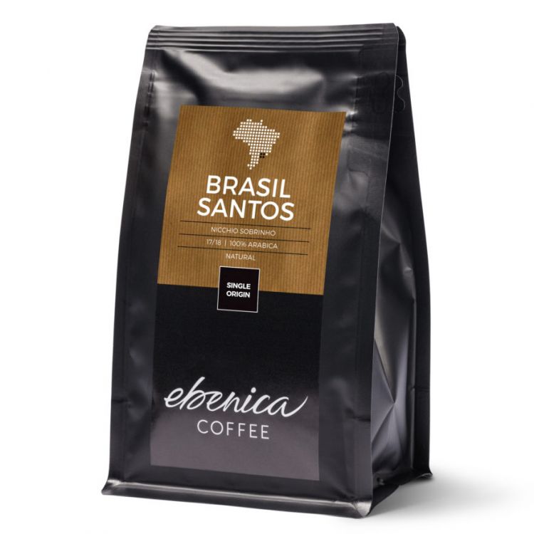 Ebenica Brasil Santos zrnková káva 500 g