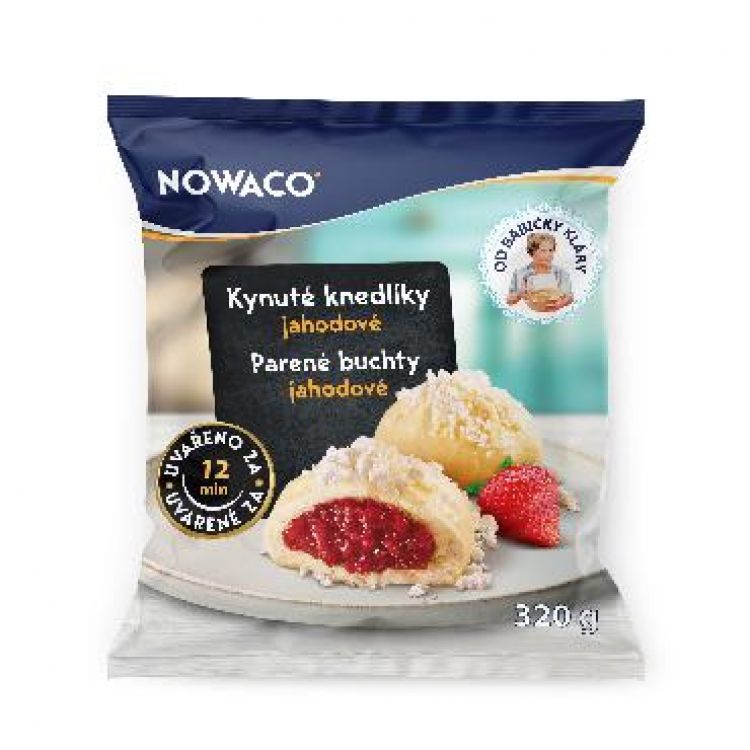 Nowaco parené buchty jahoda 320g