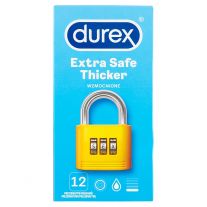 Durex Extra Safe Thicker prezervatívy 12 ks