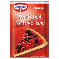 Dr.Oetker Tortové želé  - Červené 10 g