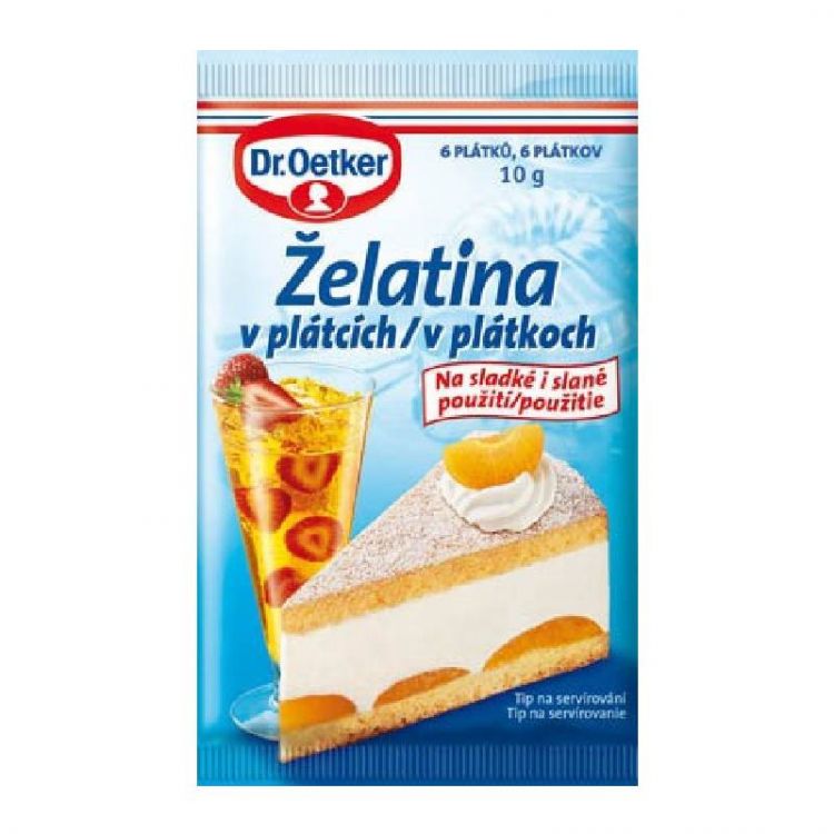 Dr.Oetker Želatína plátky 10g