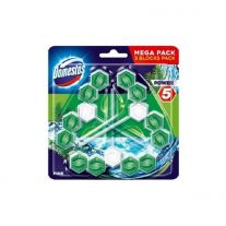 Domestos Power 5 Pine tuhý WC blok 3x55 g