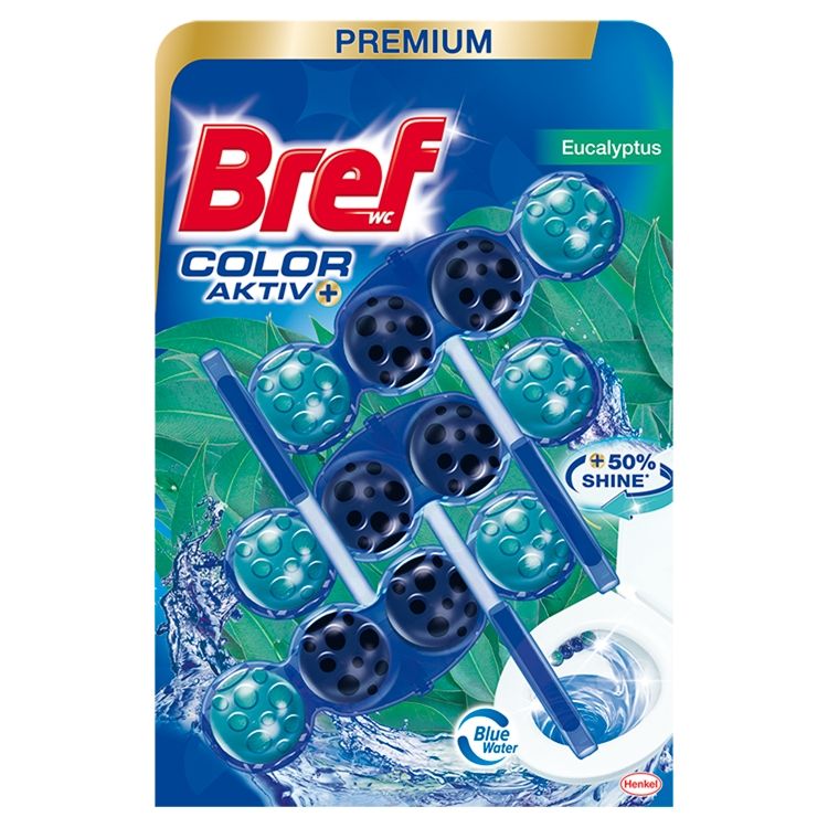 Bref toilet freshener 3x50 g Blue Activ Eucalyptus
