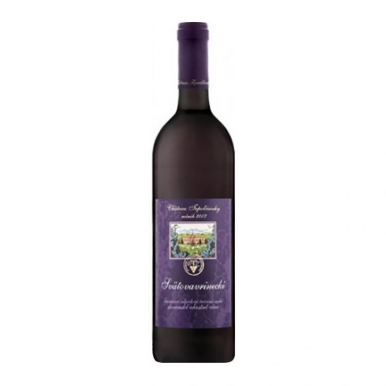 Château Topoľčianky Svätovavrinecké slovenské odrodové víno červené suché 0,75 l - eDELIA.sk